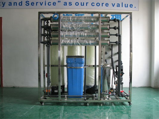 Automatische 1000L/Uur RO Waterzuiveringsinstallatie 220-400V PLC