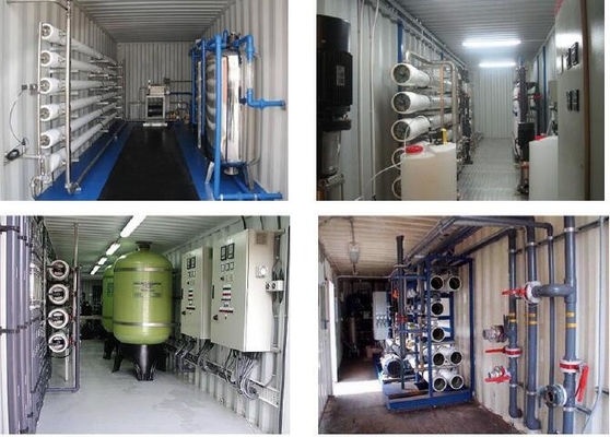35000 PPM Zeewater Omgekeerde Osmose Plant Watermaker SS316L materiaal