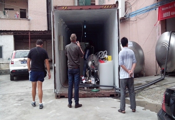 Containerized droeg van de het Zeewaterontzilting van het Gaten Zoute Water de Machine van de Overzeese de Machine Bronwaterontzilting voor Irrigatie