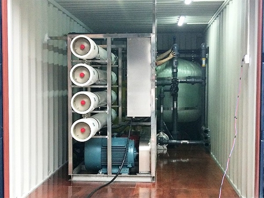 De mobiele RO-Ontzilting van de de Ontziltingsinstallatie van Swro van het Installatie Zonnezeewater Containerized de installatie van de Zeewaterontzilting