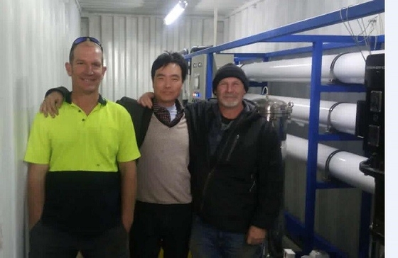 Containerized droeg van de het Zeewaterontzilting van het Gaten Zoute Water de Machine van de Overzeese de Machine Bronwaterontzilting voor Irrigatie