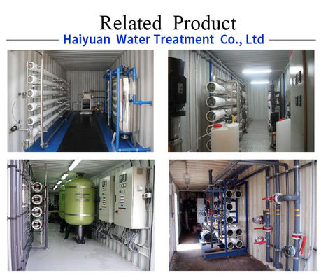 Pakket Containerized Waterzuiveringsinstallatie440v Hydranautics Membraan