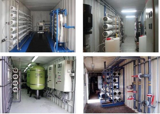 FRP Containerised Waterzuiveringsinstallatie, de Machine van de Zeewaterontzilting