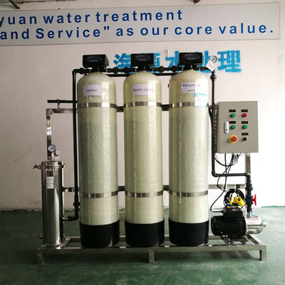 2000L/Hour van het Waterfilter 70%-75% van het ijzermangaan de Terugwinningsefficiency 450kg