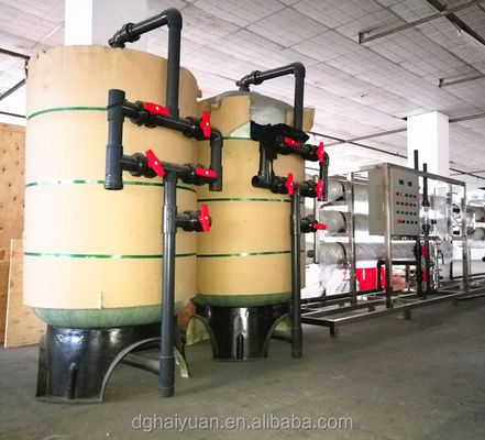 2000L/Hour van het Waterfilter 70%-75% van het ijzermangaan de Terugwinningsefficiency 450kg