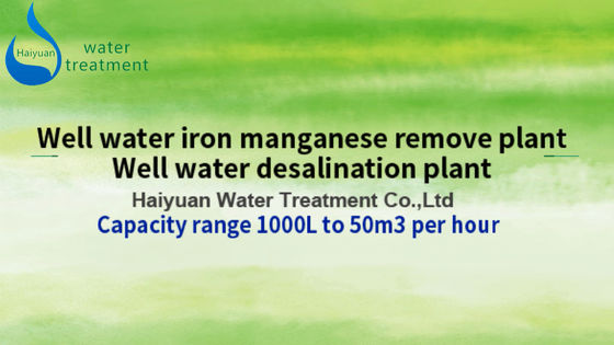 3000L/Hour van de het Waterfilter 110V-460V 60HZ van het ijzermangaan het Koolstofstaalmateriaal
