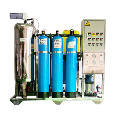 Het Waterbehandeling 10m3/Hr van FRP Nanofiltration met Grundfos-Pomp