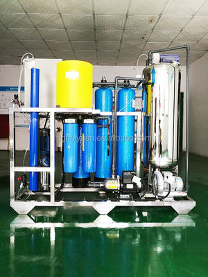 Het Waterbehandeling 10m3/Hr van FRP Nanofiltration met Grundfos-Pomp