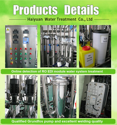 Gedemineraliseerd EDI Unit For Water Treatment-Reinigingssysteem 1TPH