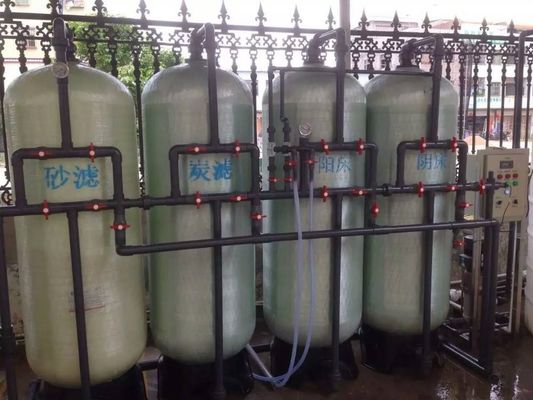 Gemengde Bed Gedemineraliseerde Waterplant, 60% - 75%-Terugwinning Ion Exchange Dm Plant